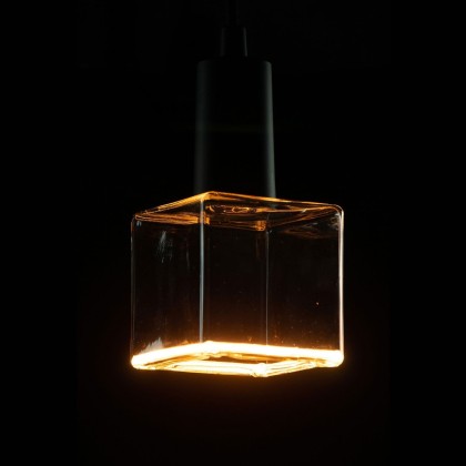 Lâmpada LED Cube Clear Linha Floating de 4,5W, regulável, 2200K