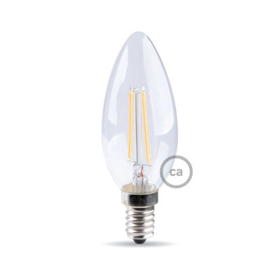 LED Light Bulb Olive 4.5W 470Lm E14 Clear 2700K