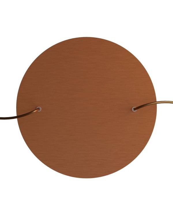 Round XXL Rose-One 2-hole and 4 side holes ceiling rose, 400 mm