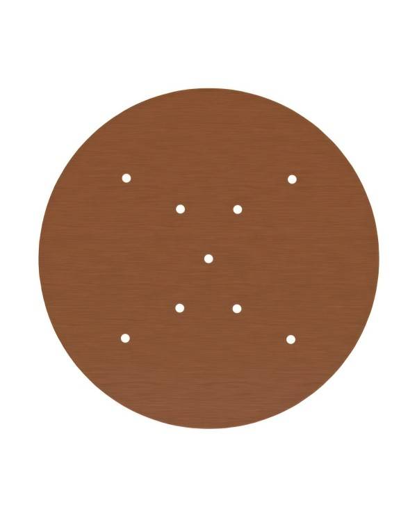 Round XXL Rose-One 9 X-shaped holes and 4 side holes ceiling rose, 400 mm