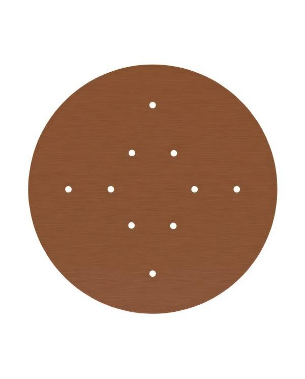 Round XXL Rose-One 10-hole and 4 side holes ceiling rose, 400 mm