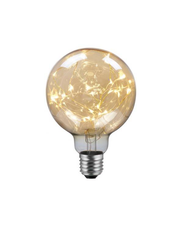 LED Globe G95 Light Bulb - A thousand Lights Gold 2W 40Lm E27 2000K