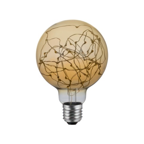 LED Globe G95 Light Bulb - A thousand Lights Gold 2W 40Lm E27 2000K