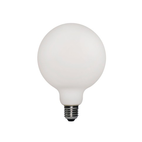 LED Porcelain Light Bulb G95 6W 530Lm E27 2700K Dimmable