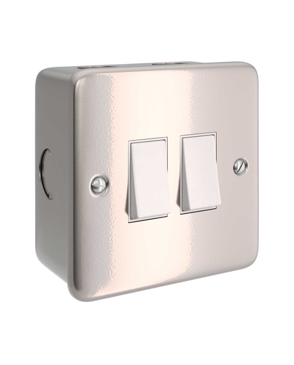 Metal clad box with double switch for Creative-Tube