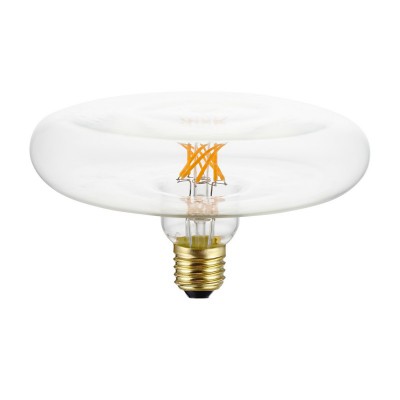 DASH D170 LED Clear Light Bulb twisted filament 6W 610Lm E27 2700K Dimmable