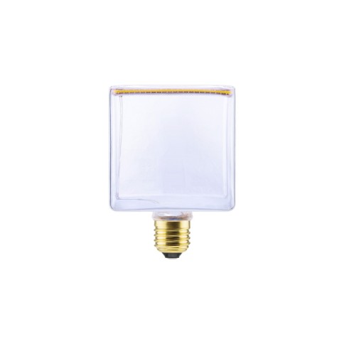LED Cube Clear Floating Line 6W 300Lm 1900K bulb Dimmable
