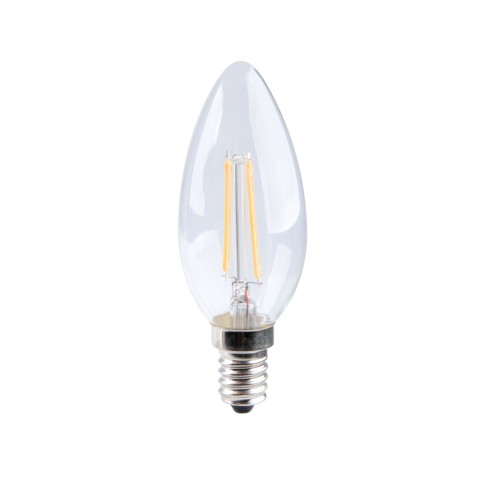 LED Light Bulb Olive Transparent 6W 806Lm E14 2700K