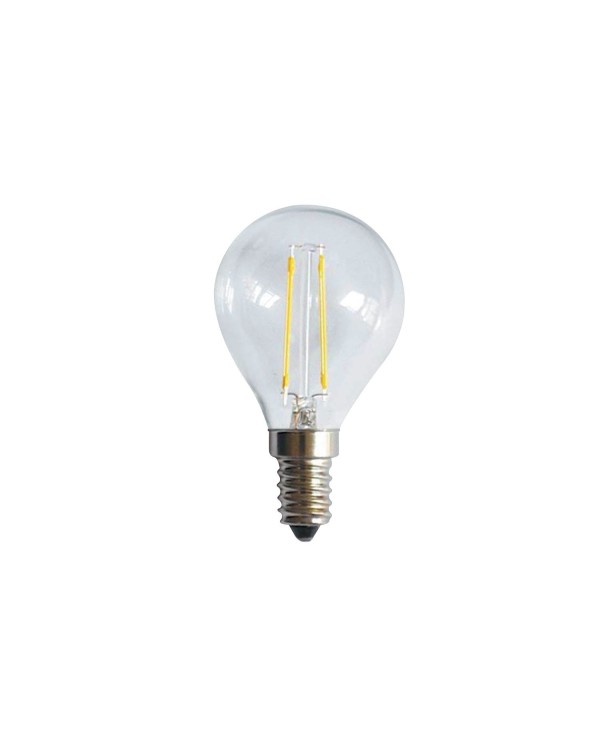 LED Light Bulb Sphere Transparent 6.5W 806Lm E14 2700K