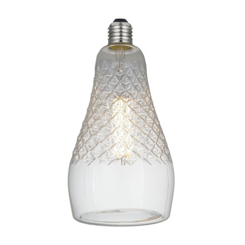 LED Light Bulb Iris Clear Crystal Line 6W 600Lm E27 2700K Dimmable
