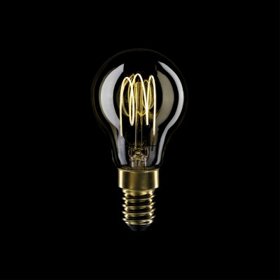 LED Golden Light Bulb Carbon Line Filament Cage Mini Globe G45 3,5W 300Lm E14 2700K Dimmable - C52