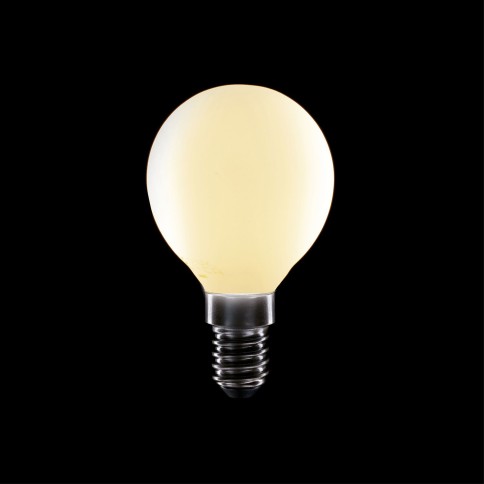LED Porcelain Effect Light Bulb CRI 95 G50 5,9W 550Lm E14 2700K Dimmable - P01
