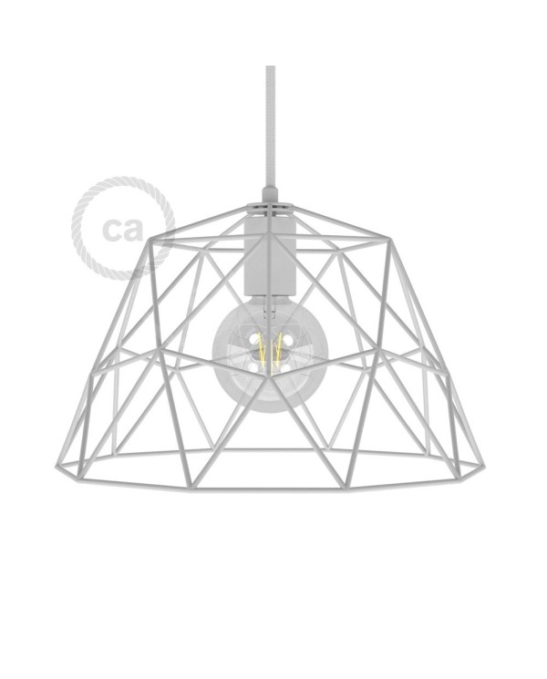 Dome XL naked cage metal Lampshade with E26 socket