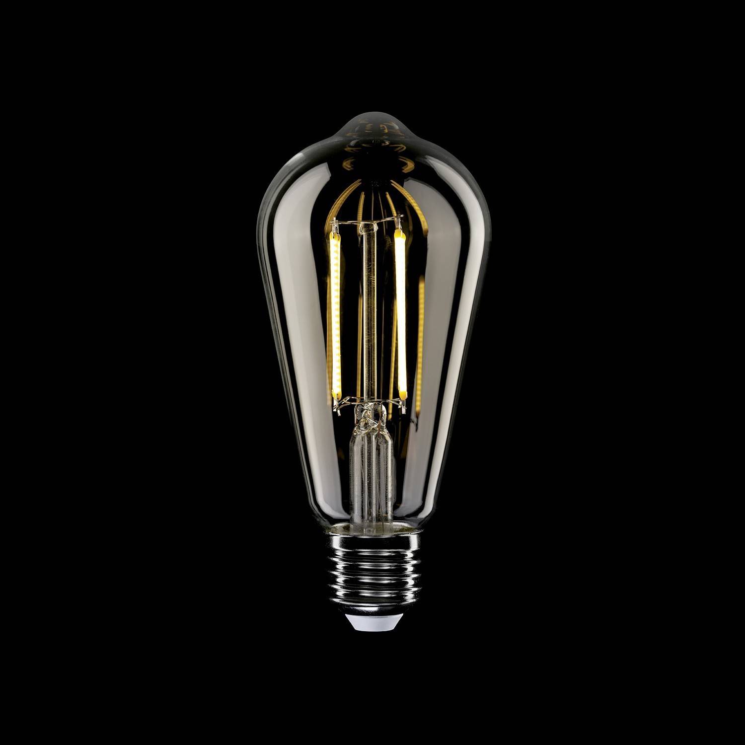 Lâmpada LED Edison Transparente ST64 7W 806Lm E27 2700K Regulável - T02