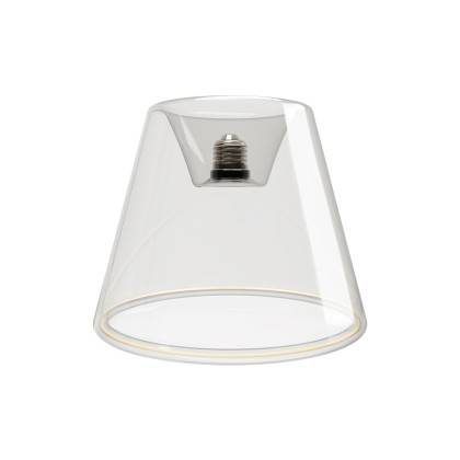 Lâmpada LED Transparente Linha Fantasma Cone Embutido 6W 500Lm E27 2200K Regulável - G01