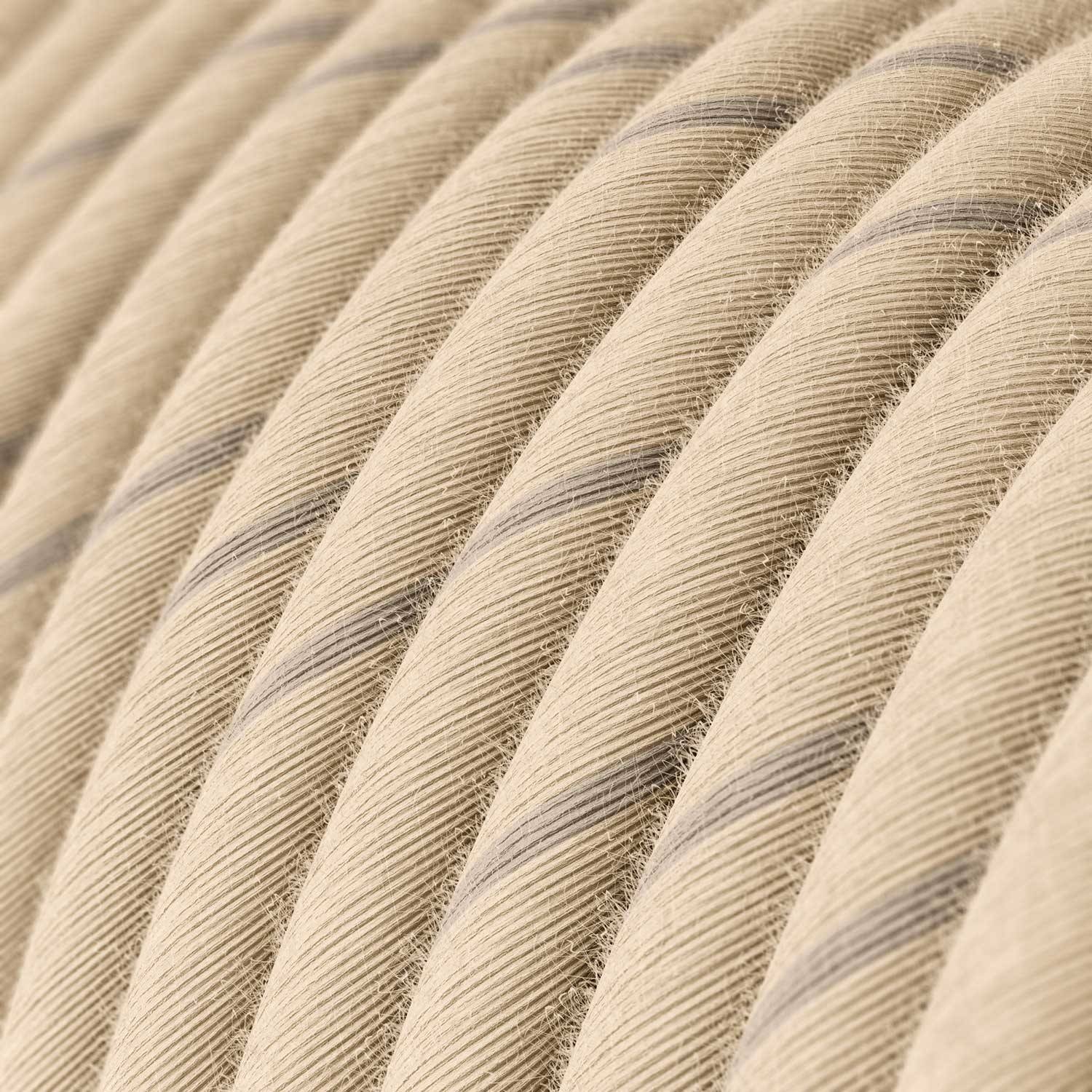 Round fabric cable 3x0,75 10 cm - ERD23