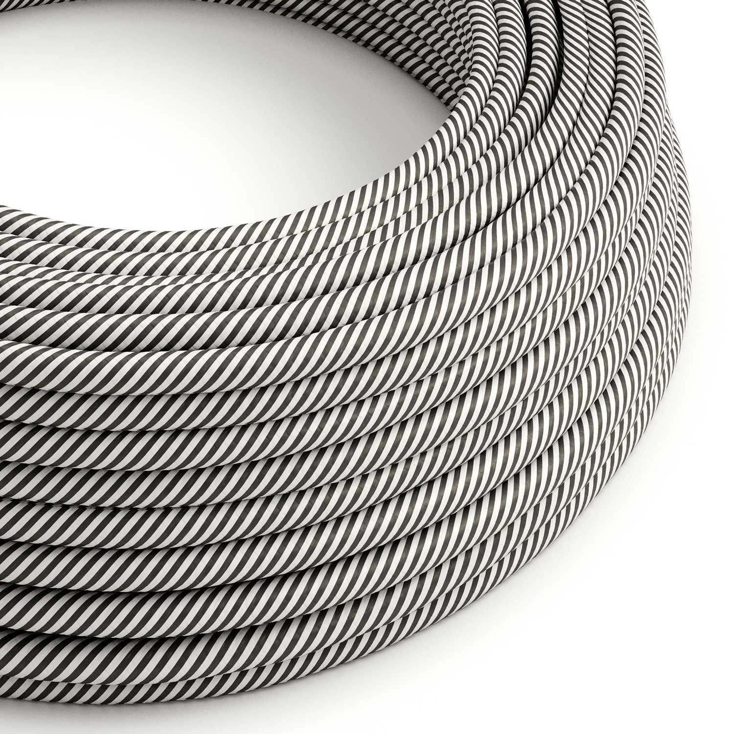Round fabric cable 3x0,75 10 cm - ERM37