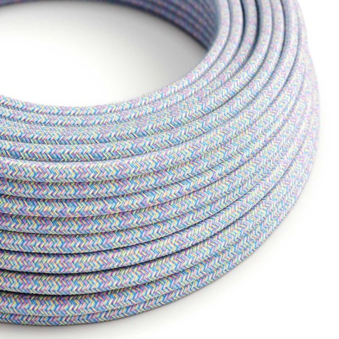 Round fabric cable 3x0,75 10 cm - RX09
