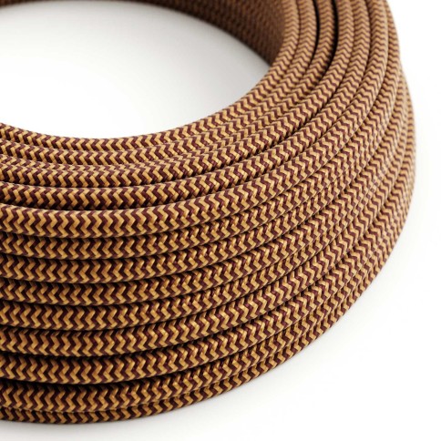 Round fabric cable 3x0,75 10 cm - RZ23