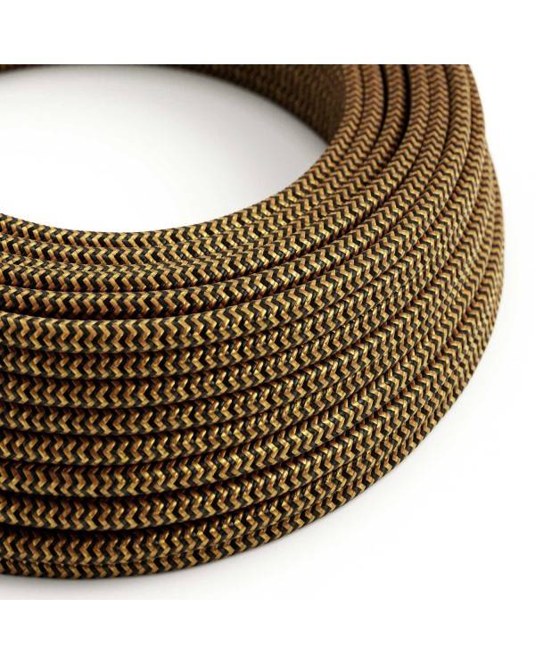 Round fabric cable 3x0,75 10 cm - RZ24