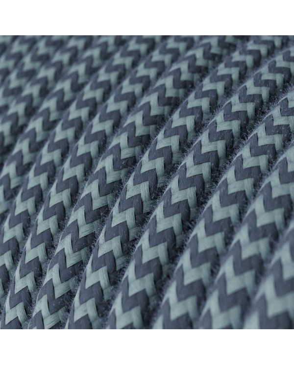 Round fabric cable 3x0,75 10 cm - RZ25