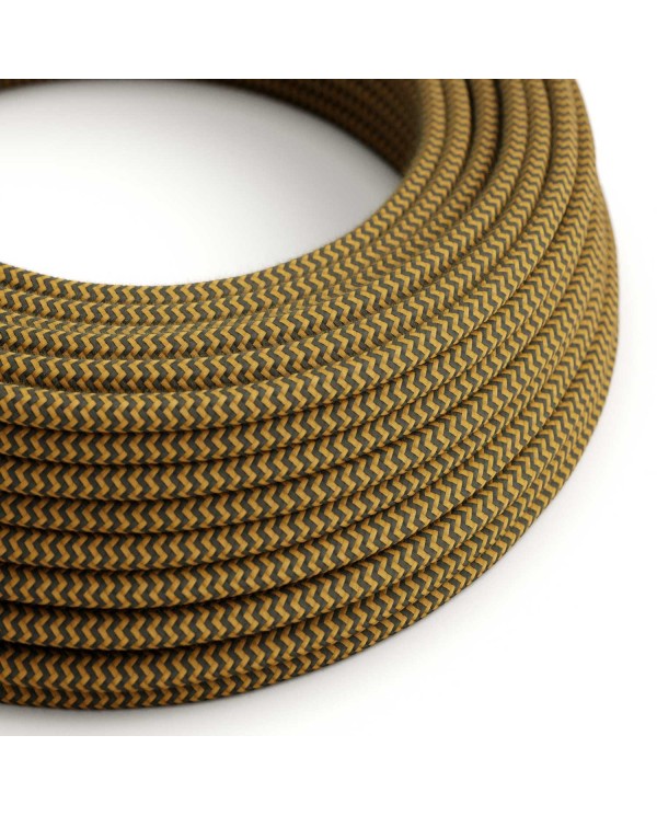 Round fabric cable 3x0,75 10 cm - RZ27