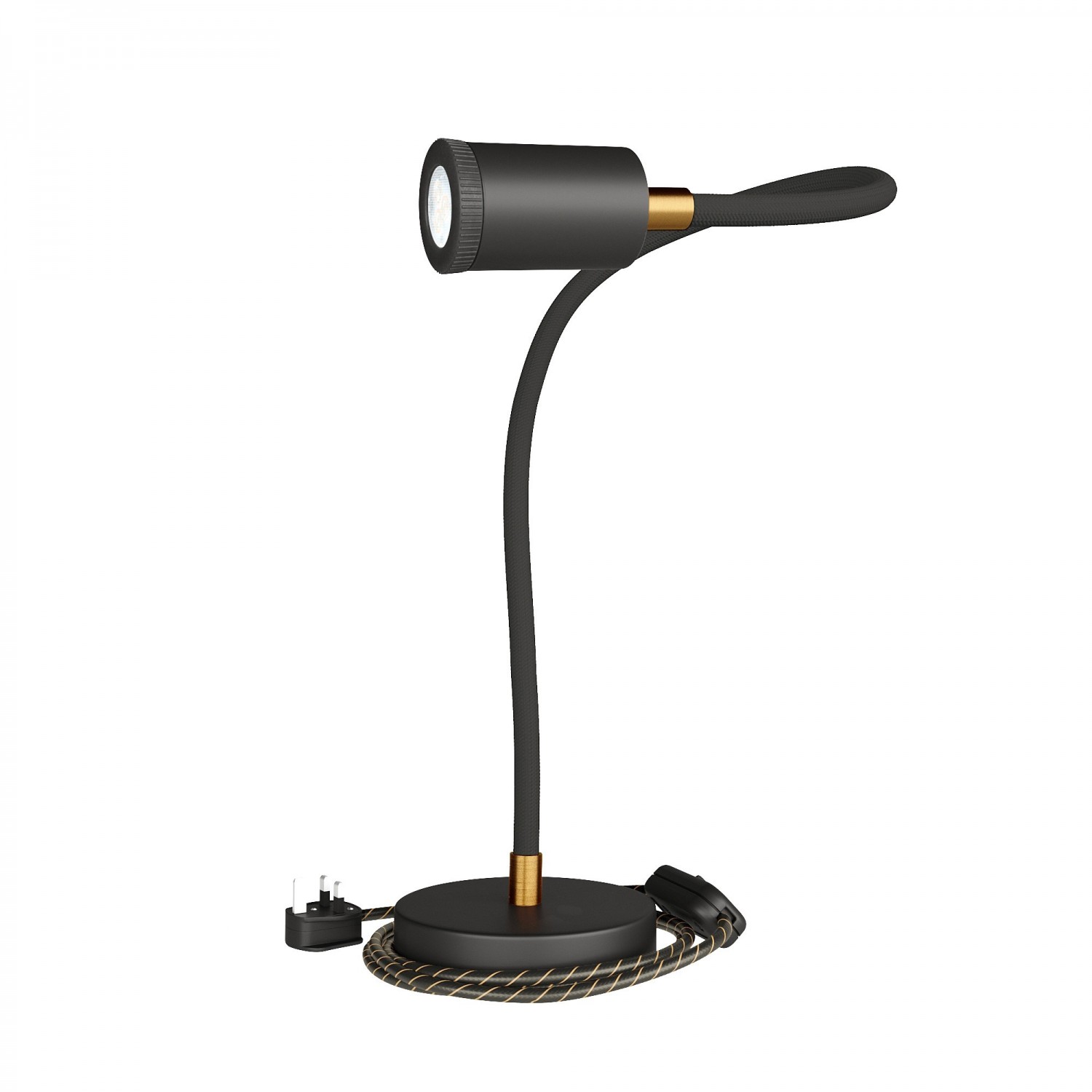 Table Lamp With Mini Led Spotlight, Led Spotlight Desk Lamps