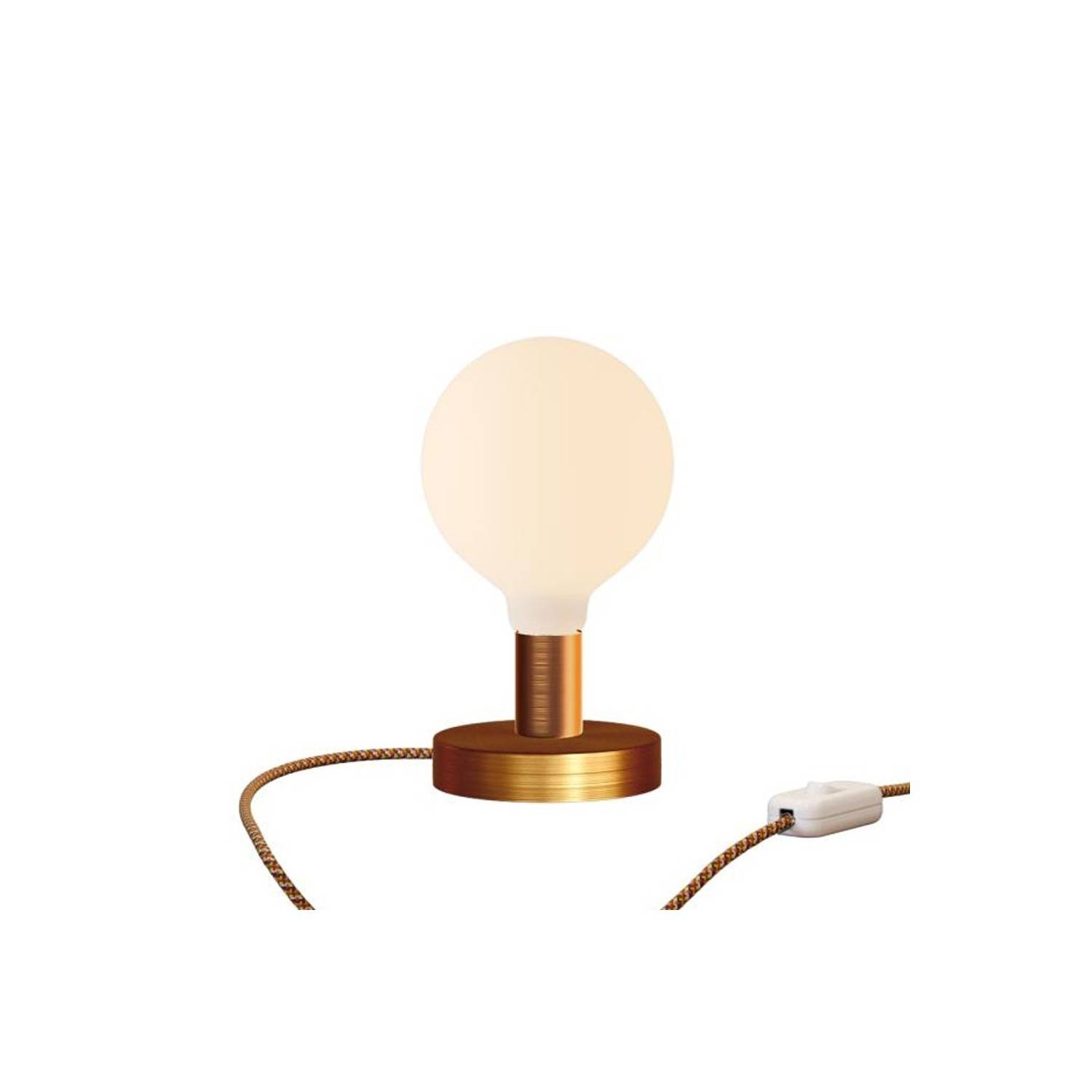 Posaluce Globe Metal Table Lamp  with UK plug