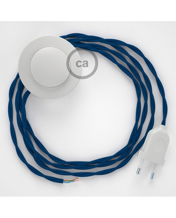 Wiring Pedestal, TM12 Blue Rayon 3 m. Choose the colour of the switch and plug.
