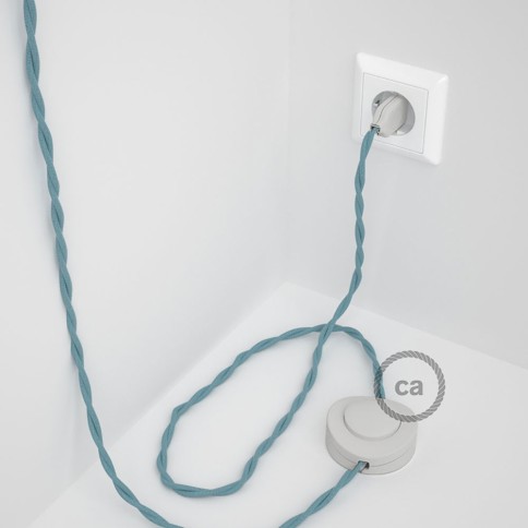 Wiring Pedestal, TC53 Ocean Cotton 3 m. Choose the colour of the switch and plug.