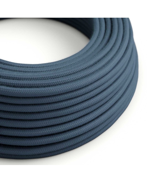 Cotton Stone Grey Textile Cable - The Original Creative-Cables - RC30 round 2x0.75mm / 3x0.75mm