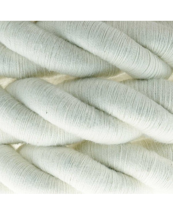 2XL electrical cord, electrical cable 3x0,75. Raw cotton fabric covering. Diameter 24mm.