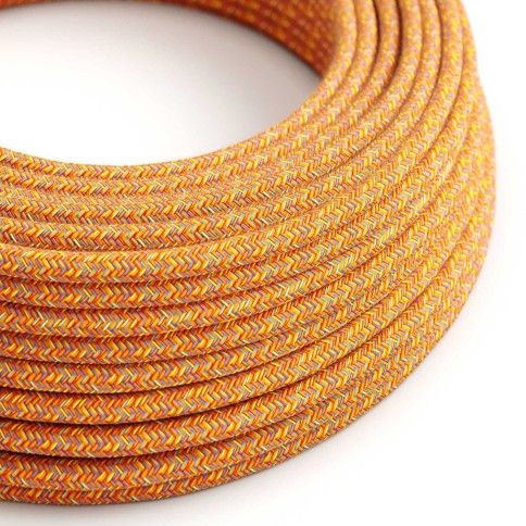 Cotton Indian Summer Textile Cable - The Original Creative-Cables - RX07 round 2x0.75mm / 3x0.75mm