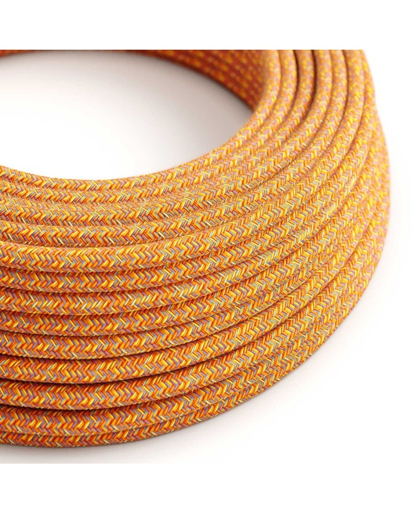 Cotton Indian Summer Textile Cable - The Original Creative-Cables - RX07 round 2x0.75mm / 3x0.75mm