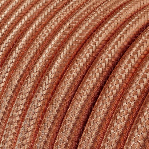 Electric cable covered in Red Copper - The Original Creative-Cables - RR11 Round 3x0.75mm