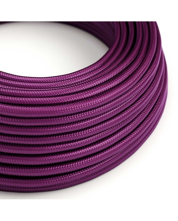 Glossy Ultraviolet Textile Cable - The Original Creative-Cables - RM35 Round 3x0.75mm