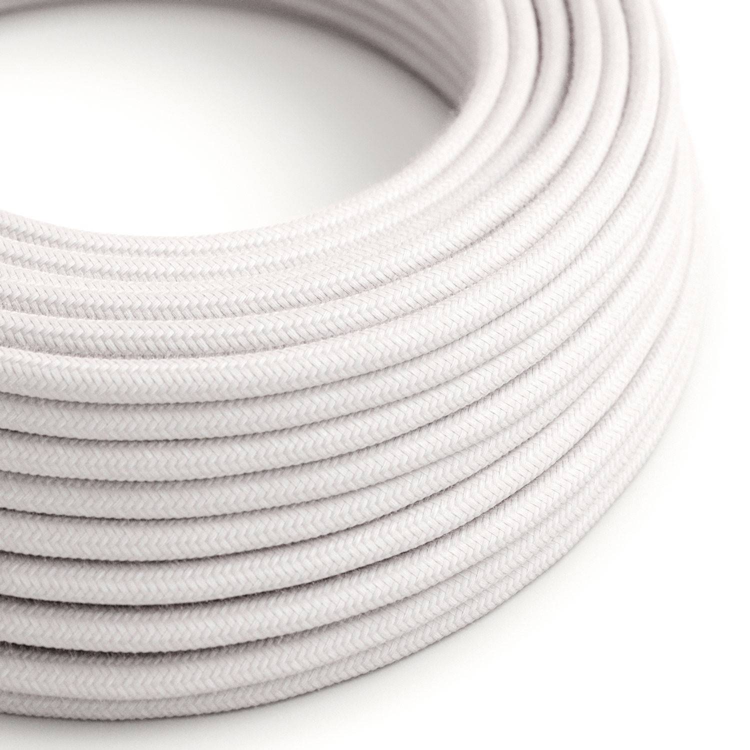 Cotton Pale Pink Textile Cable - The Original Creative-Cables - RC16 round 2x0.75mm / 3x0.75mm