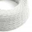 Optical White Textile Cable Marlene - The Original Creative-Cables - TP01 braided 2x0.75mm / 3x0.75mm