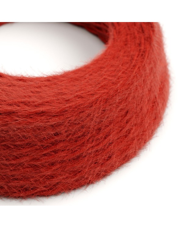 Red Fire Textile Cable Marlene - The Original Creative-Cables - TP09 braided 2x0.75mm / 3x0.75mm