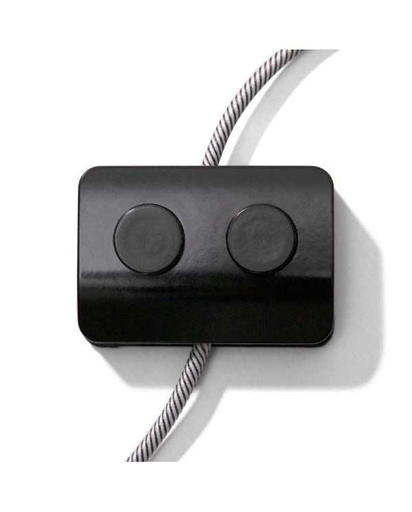 Double Single-Pole Foot Switch. Designed by Achille Castiglioni.