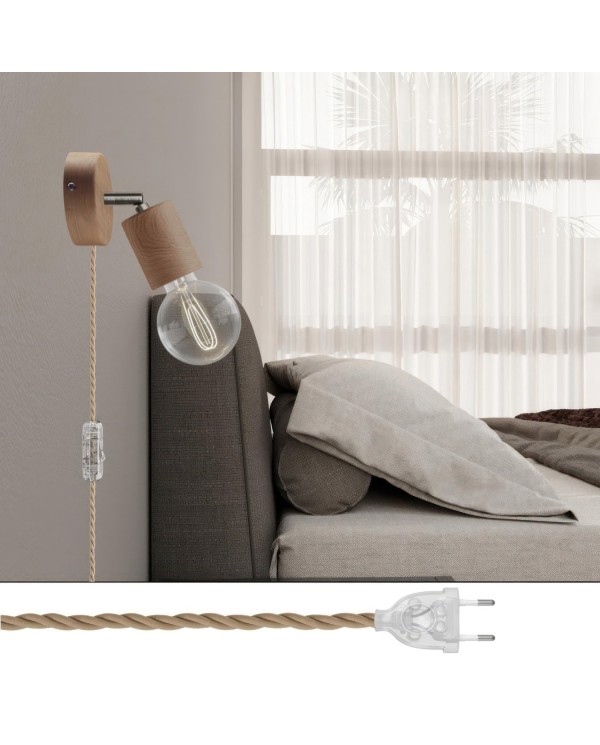 Spostaluce Lamp adjustable wooden Joint