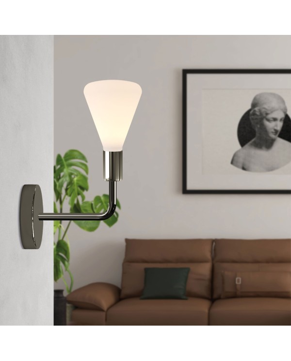 Fermaluce Elle metal Lamp with Siro lightbulb