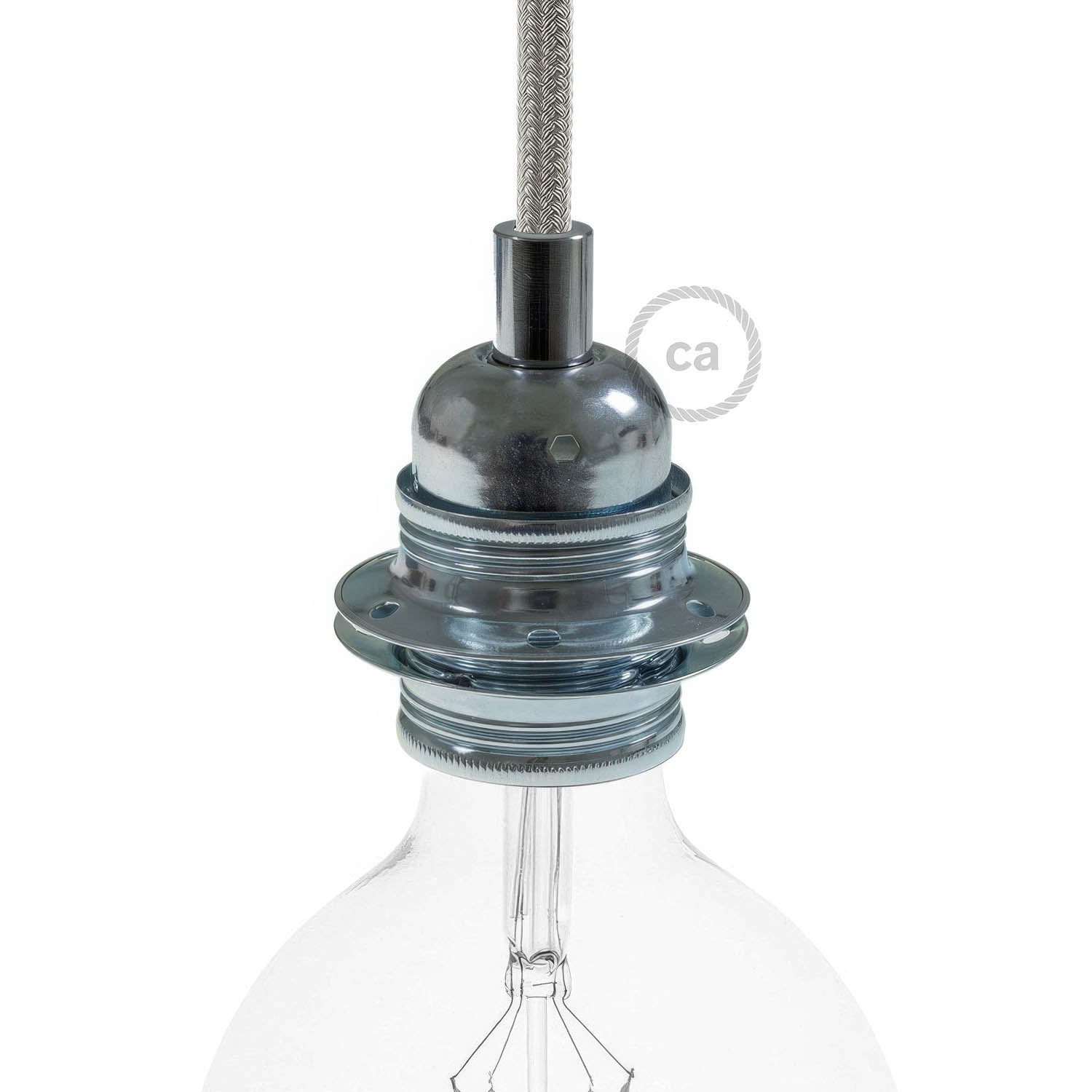 3XL Wooden E26 light bulb socket kit for Rope Cables - Neutral Default Title