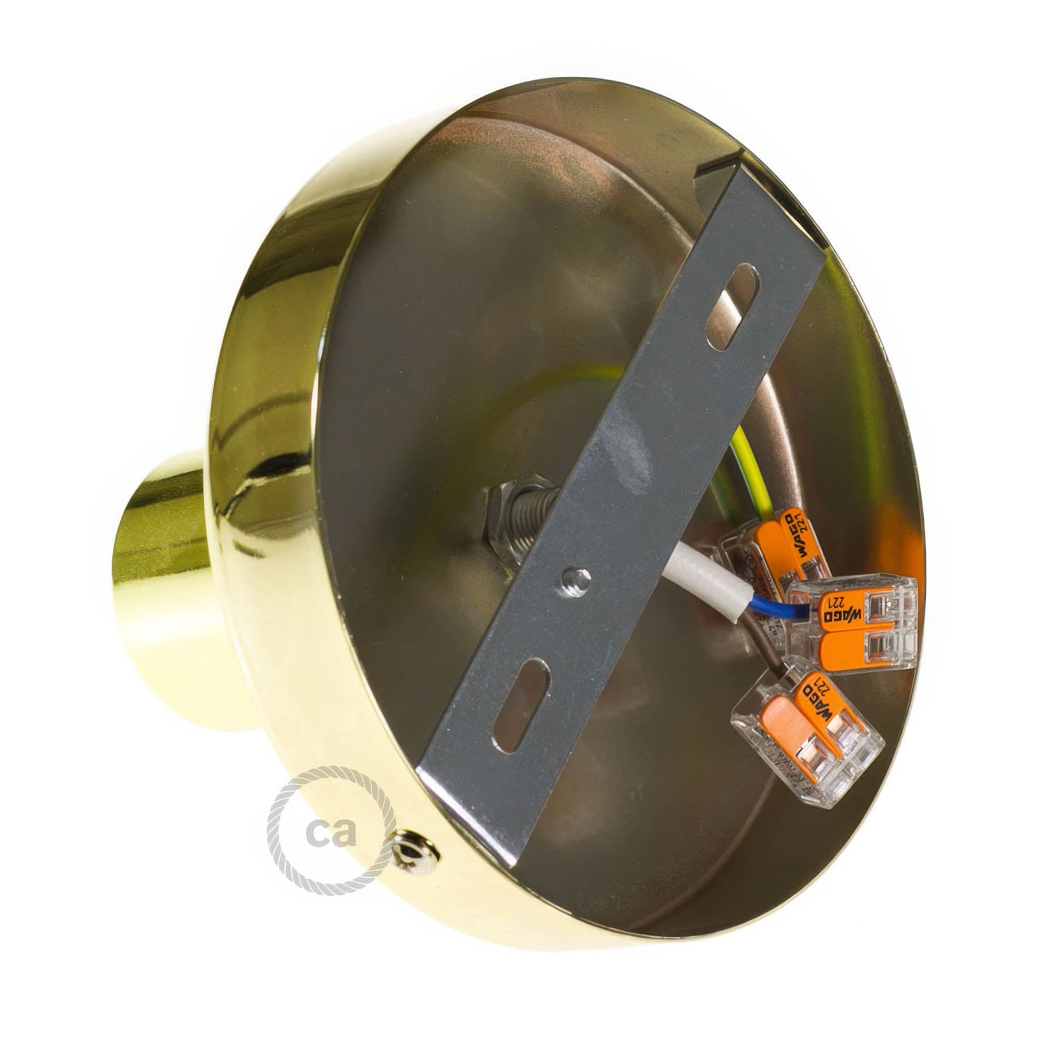 Fermaluce Metal,wall or ceiling flush light - Brass