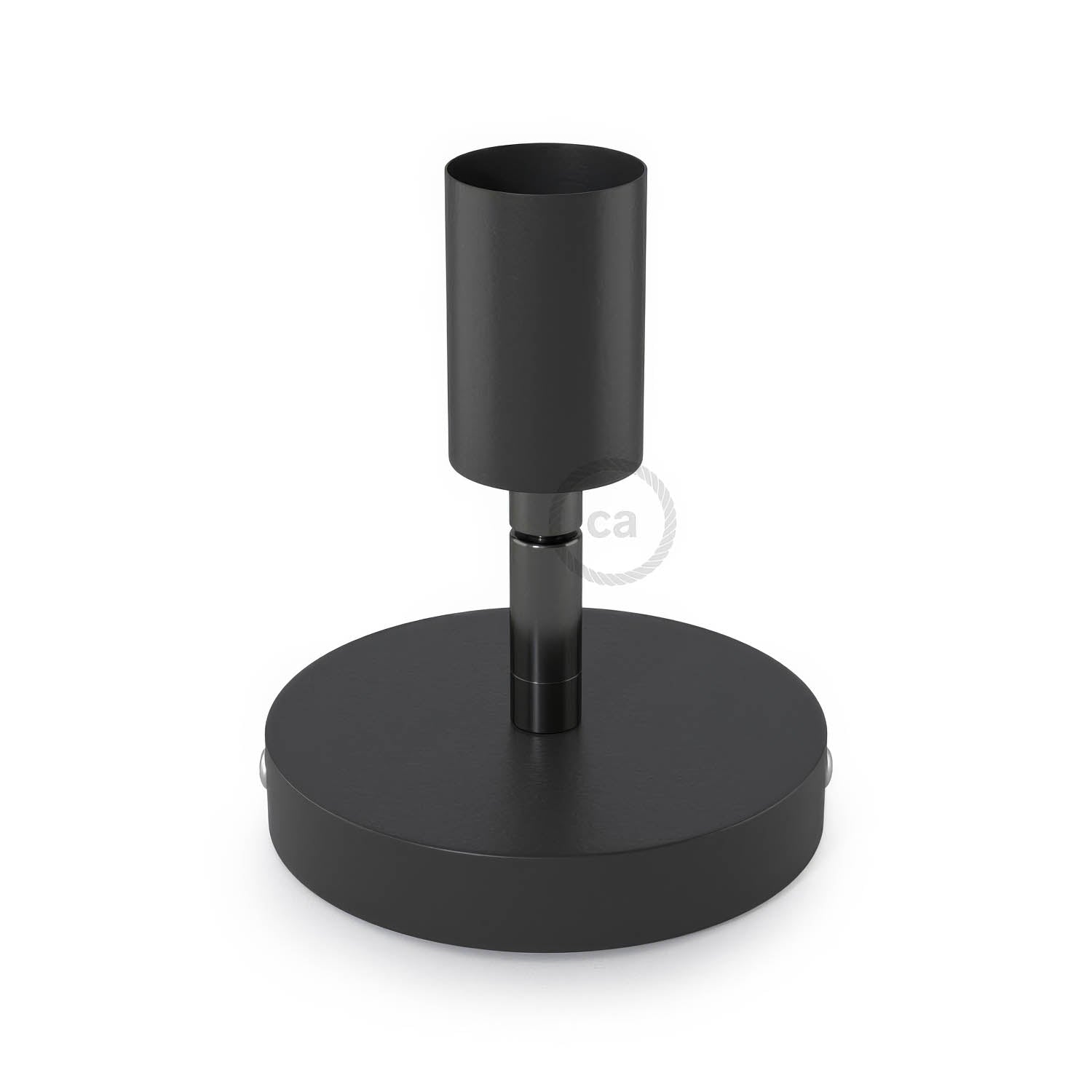 Fermaluce Metal 90°, the adjustable wall flush light - Black