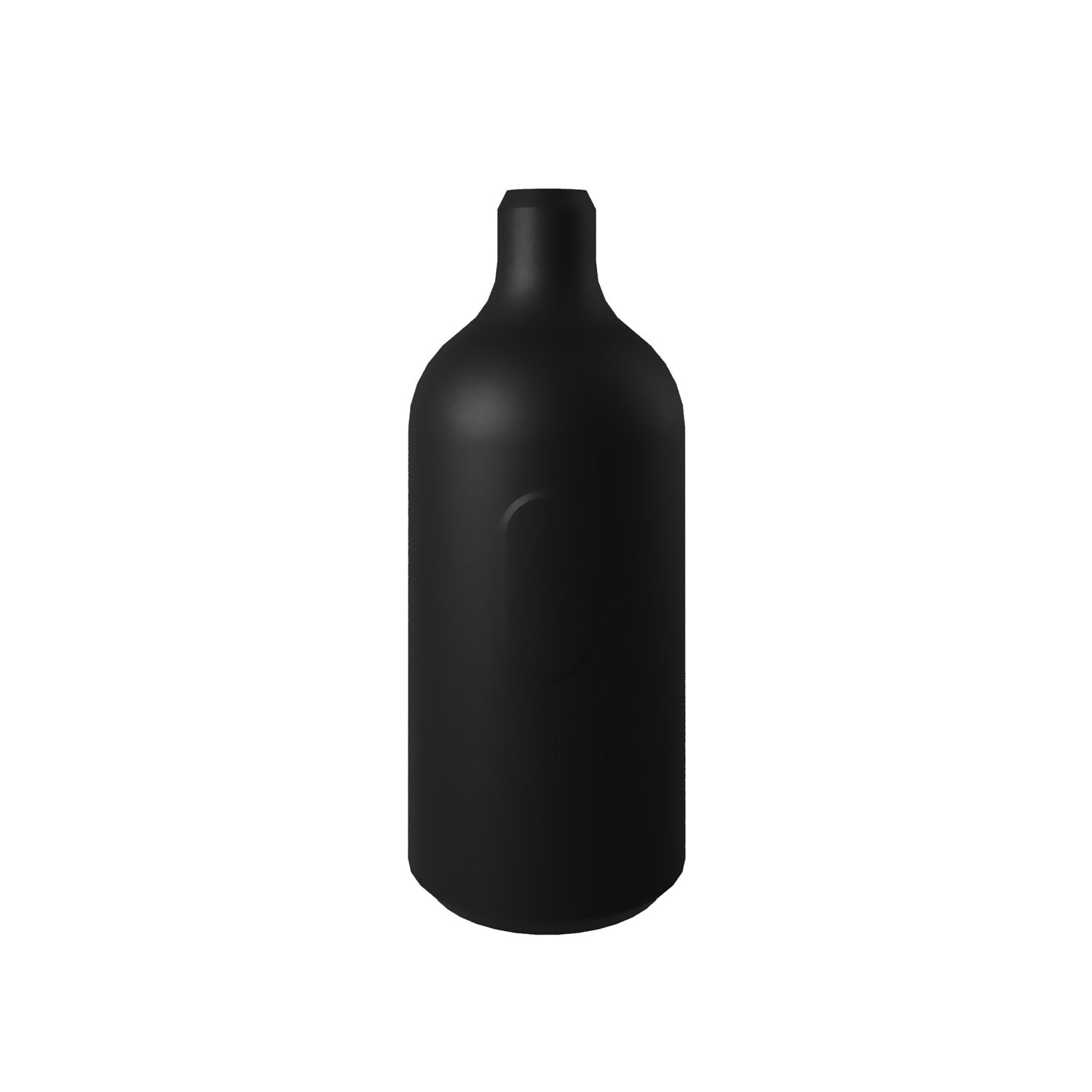 Silicone E26 socket kit with switch and hidden cable clamps - Black