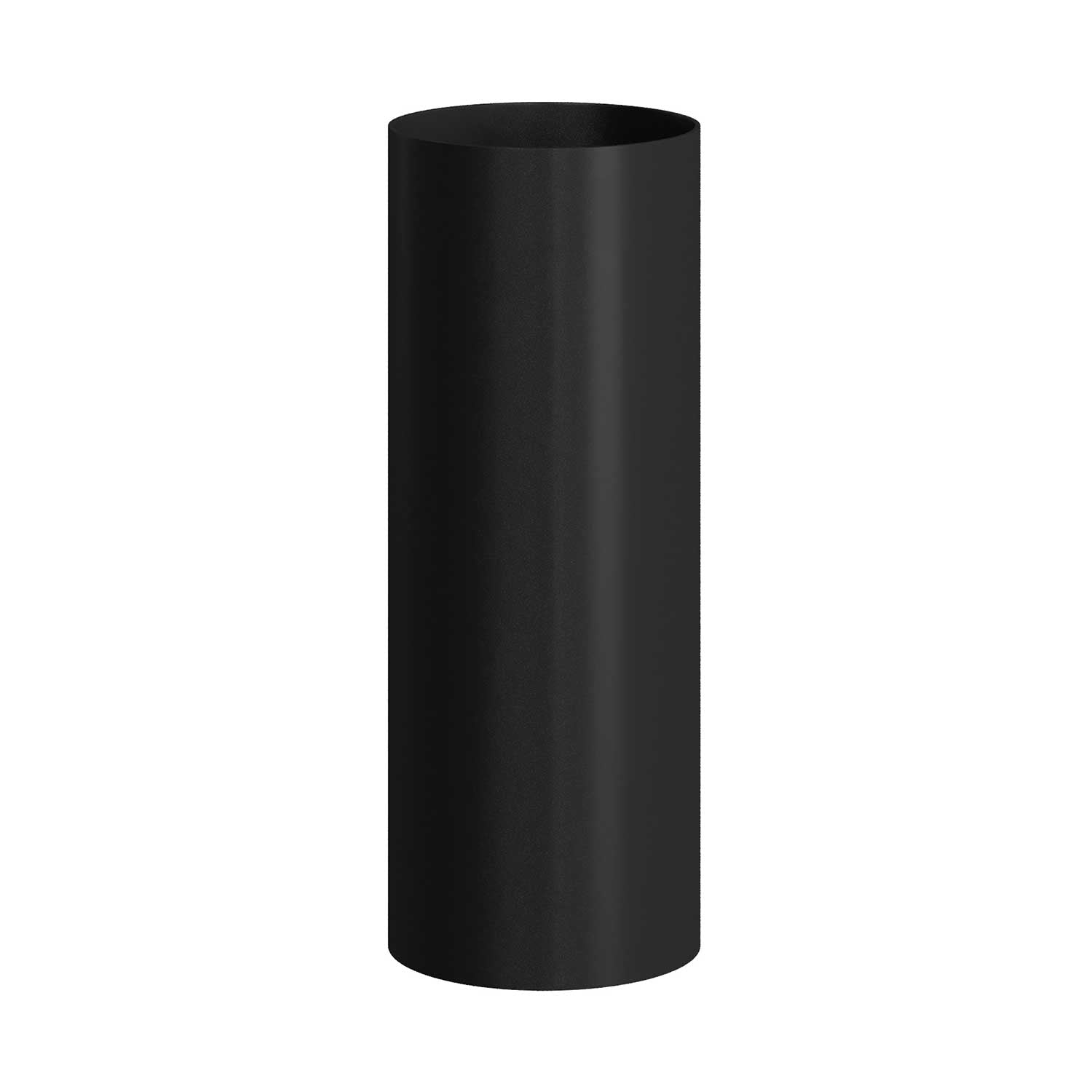 Tub-E12, spotlight pipe with E12 double ferrule socket - Black