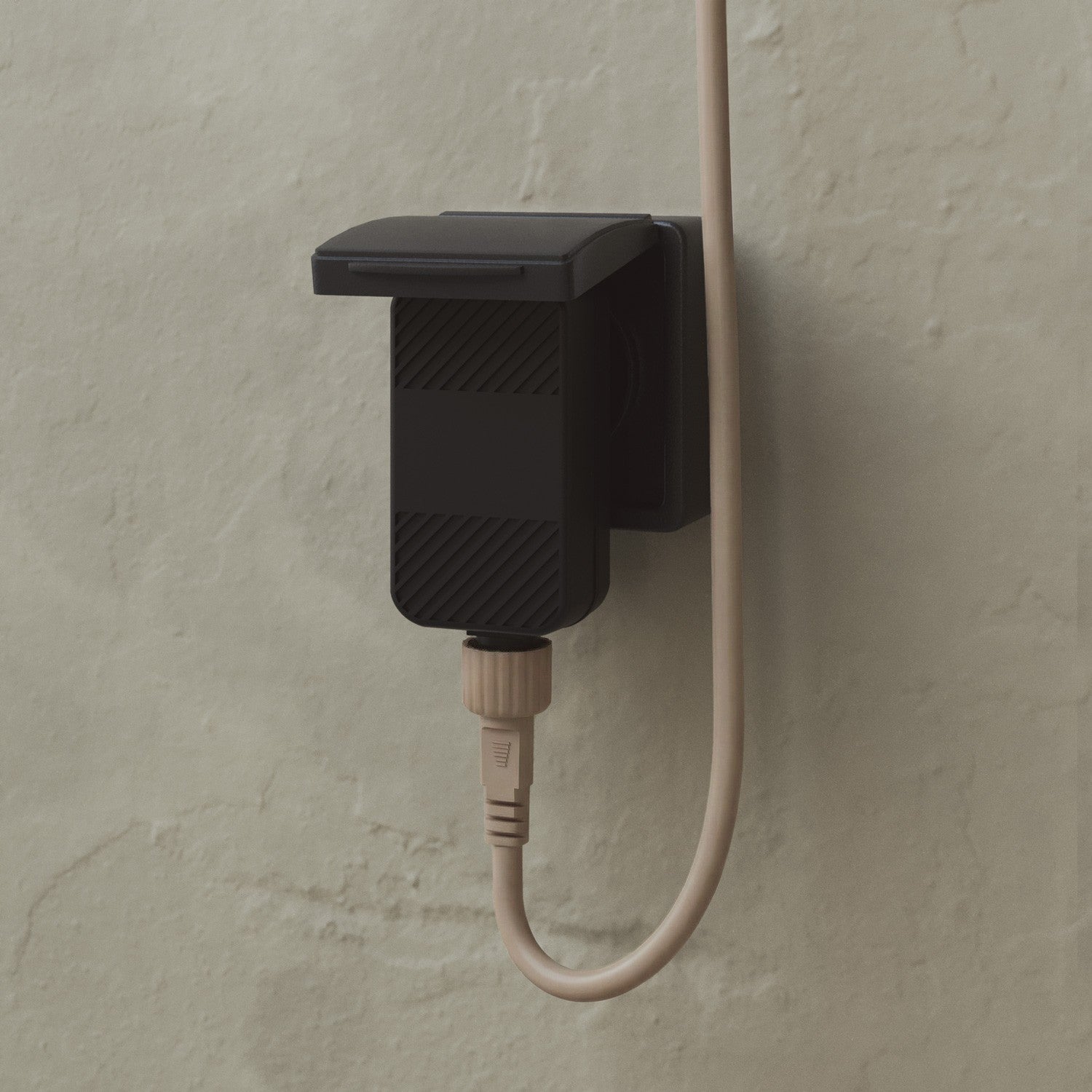 Catena luminosa 3 punti luce da esterno IP67 Desert Brown con spina UK - Marina3