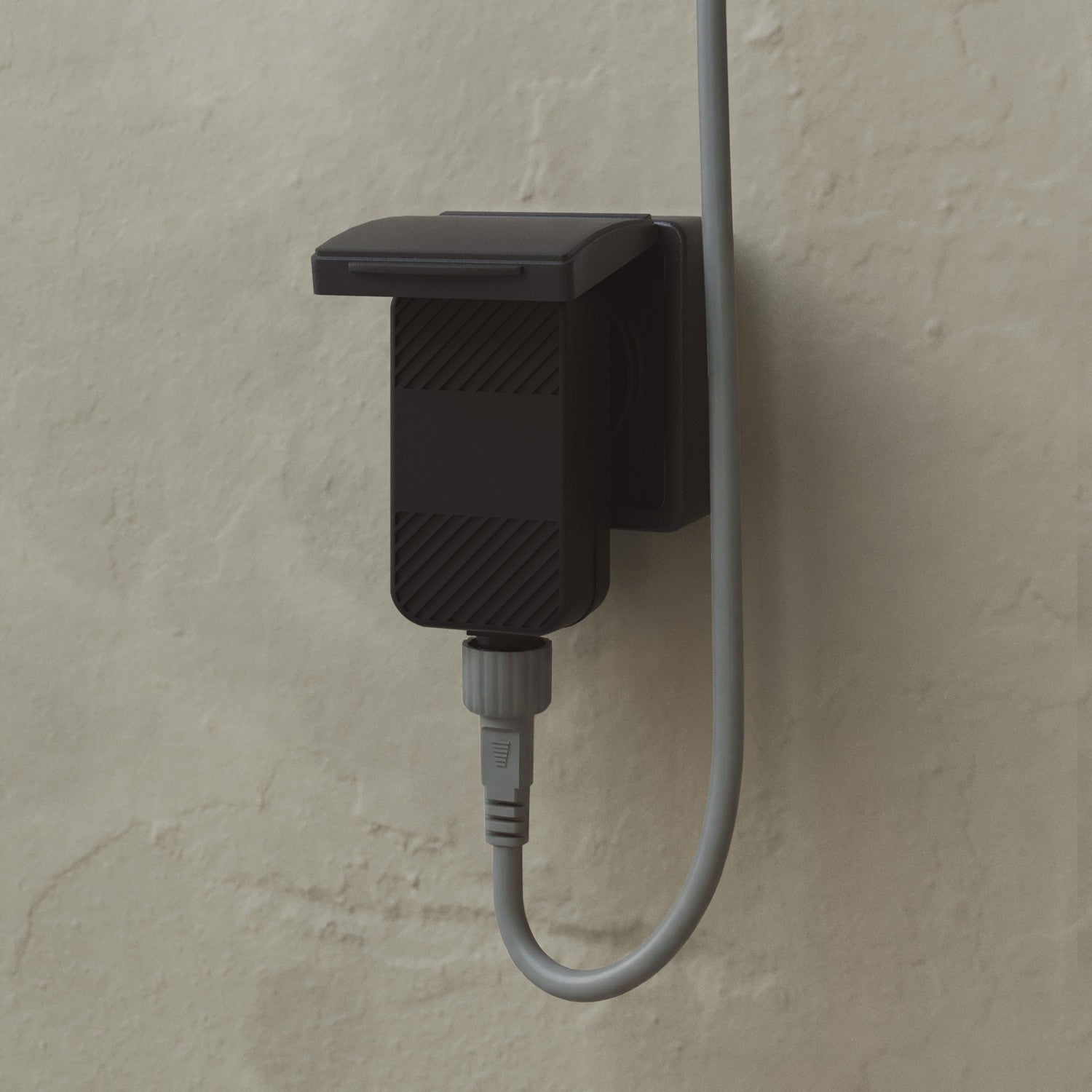 Catena luminosa 3 punti luce da esterno IP67 Grigio con spina UK - Marina3