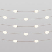 Catena luminosa 12 punti luce da esterno IP67 Desert Brown con spina UK - Marina12